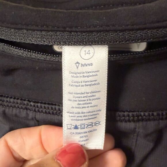 Lululemon Iviva Girls Ruffle Tennis Golf Skirt Skort Biker Shorts - Picture 6 of 7